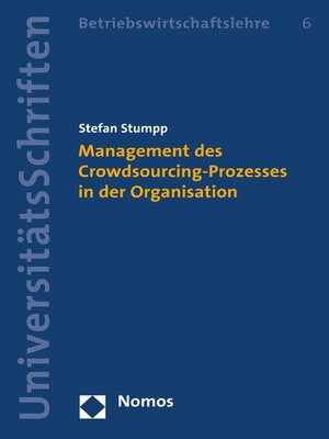 cover image of Management des Crowdsourcing-Prozesses in der Organisation